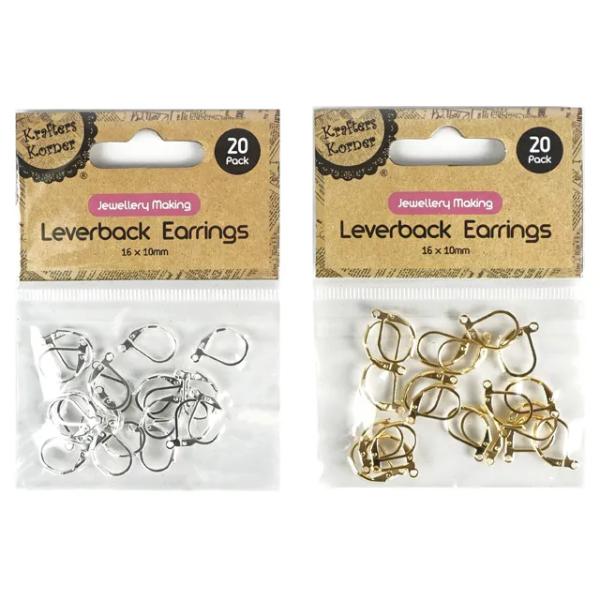 20 Pack Leverback Earrings