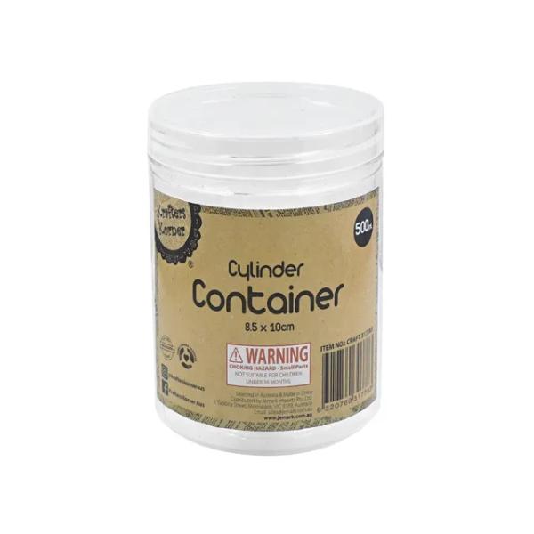 Medium Cylinder Container - 500ml