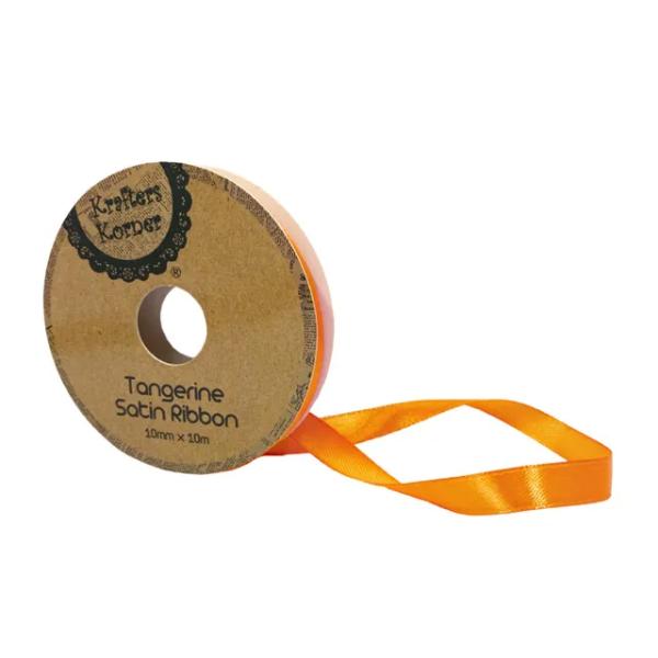 Satin Tangeri Ribbon - 1cm x 10m