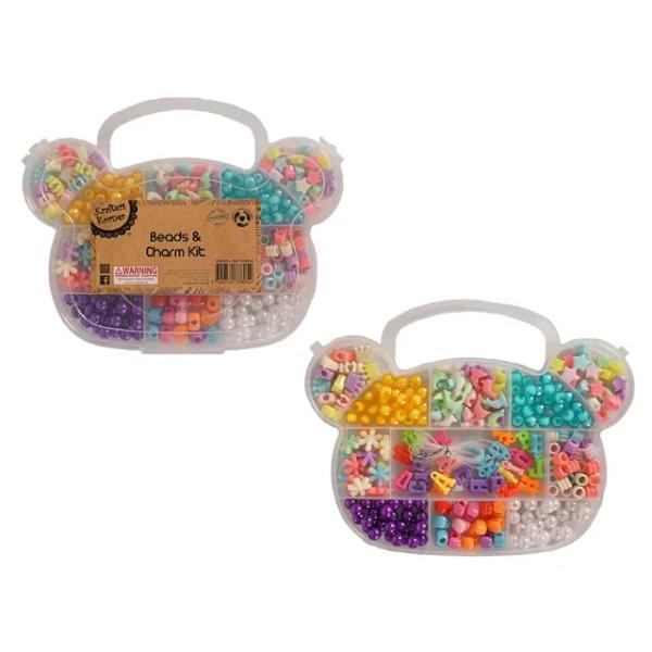 Beads & Charms Kit In Bear Case