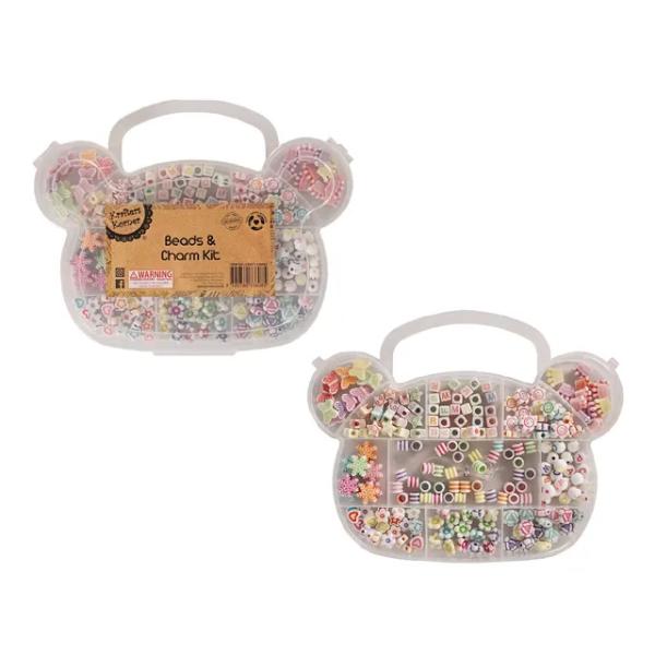 2 Tone Beads Kit In Clear Bear Case