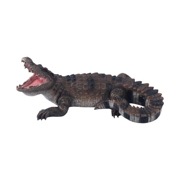 Stalking Crocodile With Mouth Open - 52cm