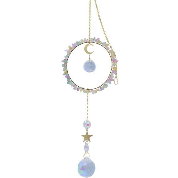 Rainbow Ring Crystal Sun Catcher - 40cm