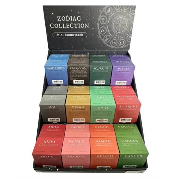 12 Pack Zodiac Lucky Gemstone