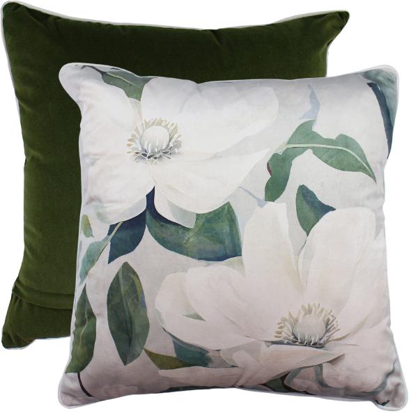 Posy Perfection Velvet Cushion - 50cm x 50cm