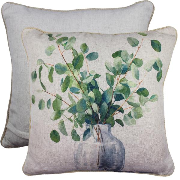 Foliage Finesse Lin Cushion - 50cm x 50cm