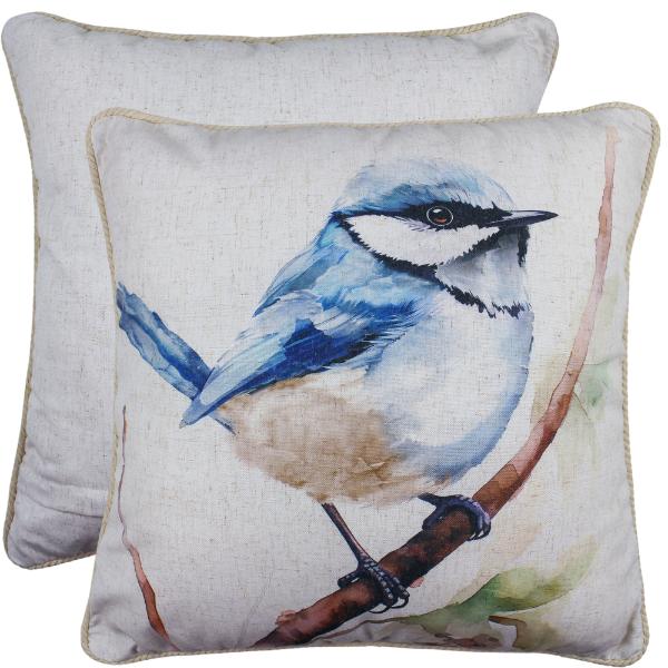 Feathery Flirtation Lin Cushion - 50cm x 50cm