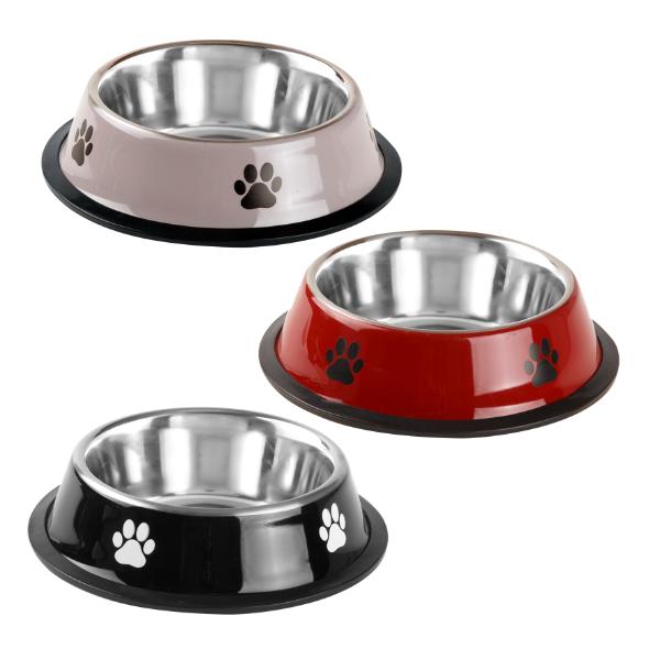 Medium Pet Bowl With Paw Print - 15cm