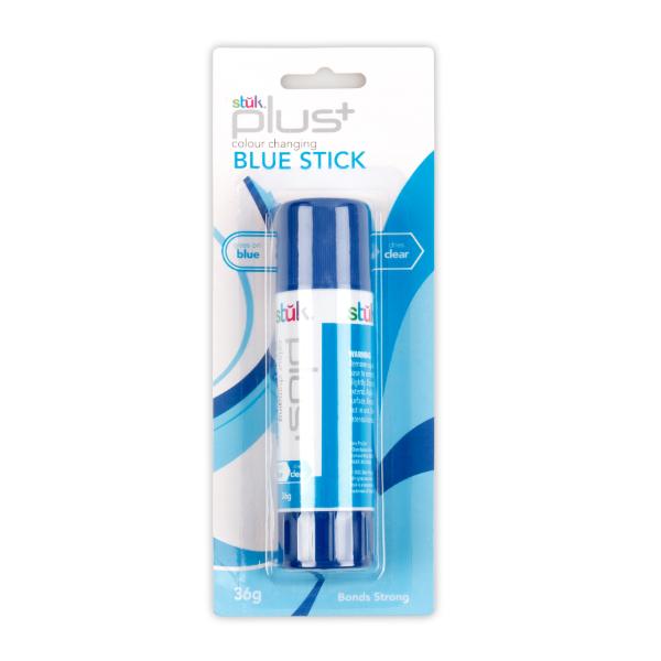 Blue To Clear Glue Stick