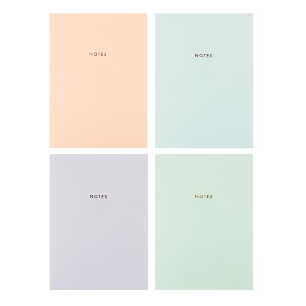 Pastel Colours Soft Cover Printed A5 Notebook