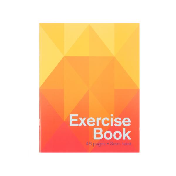 0.8cm Ruled 48 Pages Exercise Book - 17cm x 22cm