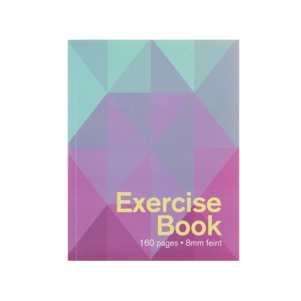 0.8cm Ruled 160 Pages Exercise Book - 17cm x 22cm