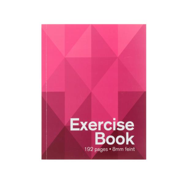 0.8cm Ruled 192 Pages Exercise Book - 17cm x 22cm