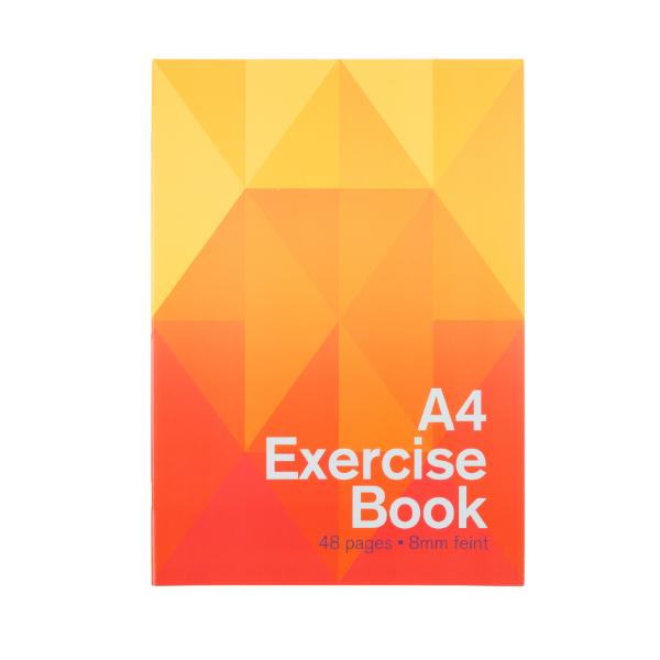 0.8cm Ruled Exercise Book - 48 Pages