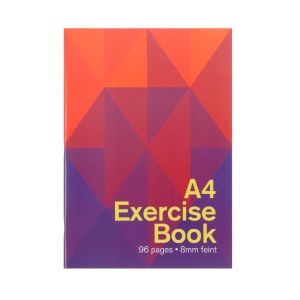 0.8 Ruled A4 Exercise Book - 96 Pages