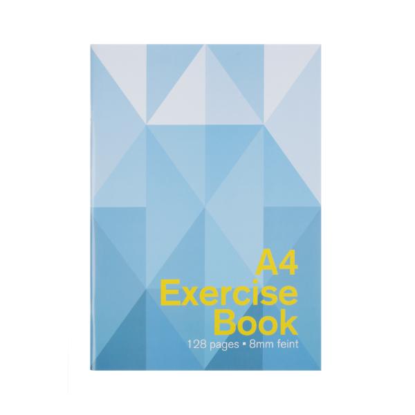 0.8 Ruled A4 Exercise Book - 128 Pages