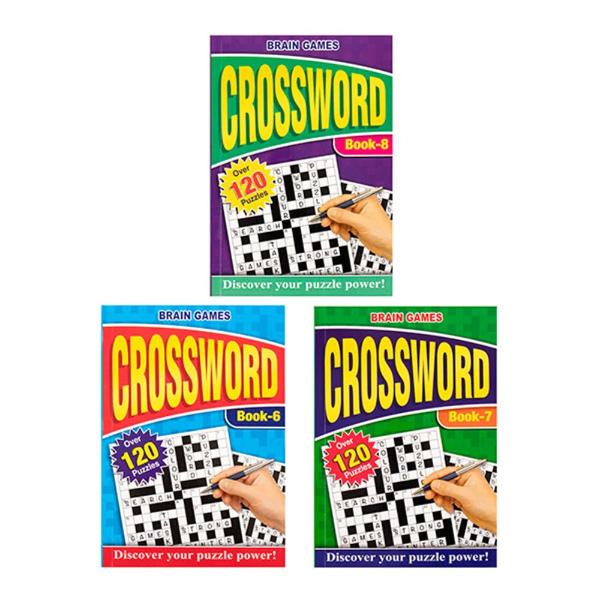 144 Pages A5 Crossword