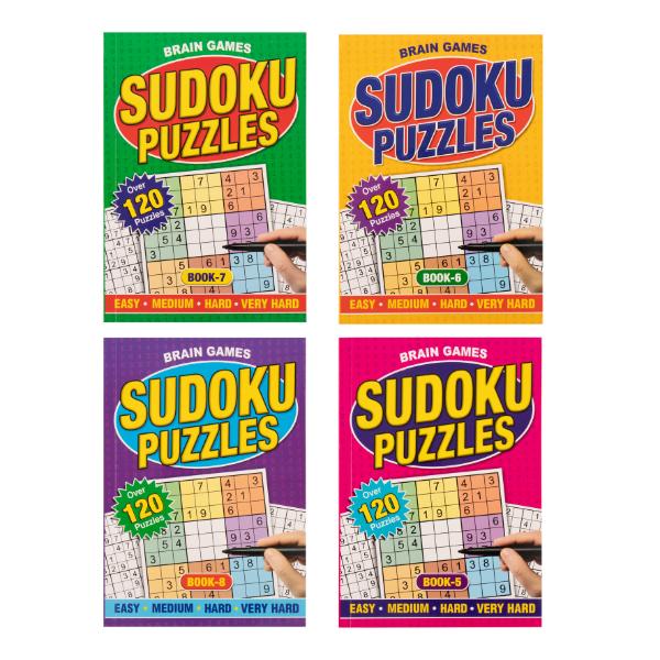 A5 Sudoku Puzzle Brain Games - 144 Pages