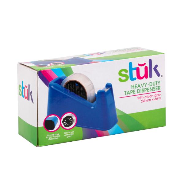 Heavy Duty Tape Dispenser With Clear Tape - 2.4cm x 6.6cm