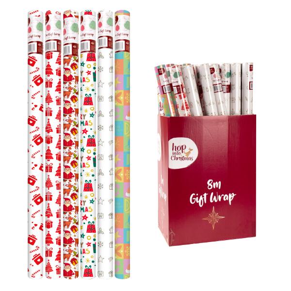 Christmas Paper Wrap - 70cm x 800cm