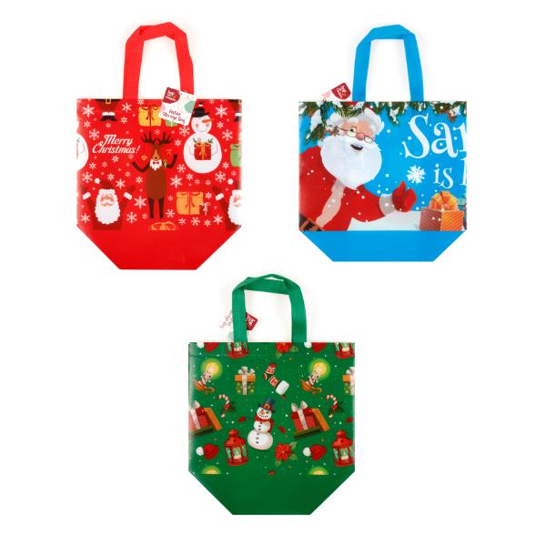 Christmas Non Woven Storage Bag - 33cm x 32cm