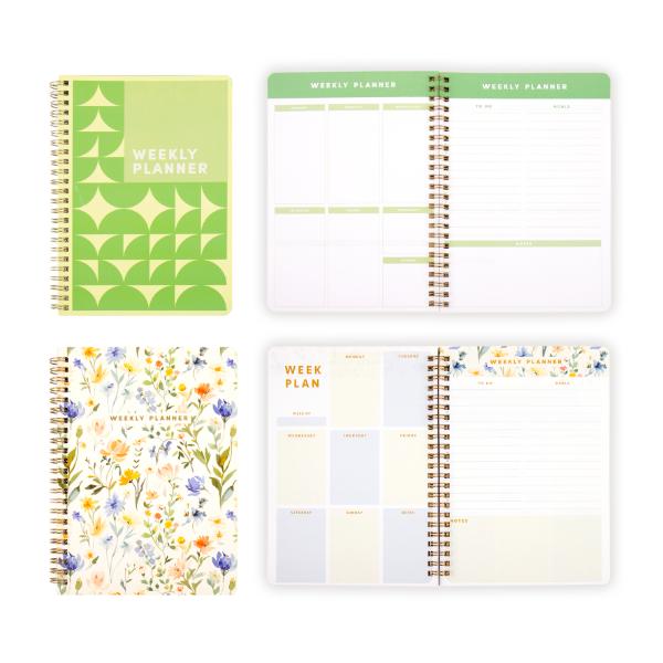 Spiral 80gsm A5 Planner Notebook - 160 Pages