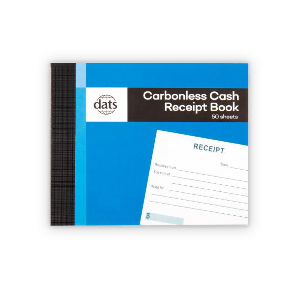50 Sheets Carbonless Cash Receipt Book - 12.5cm x 10.5cm