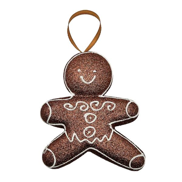 Christmas Gingerbread Coffee Tree Ornament Decoration - 15cm x 13cm x 2cm