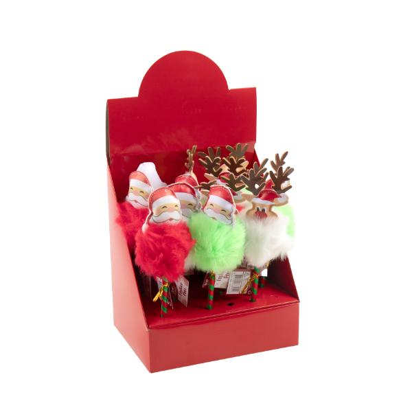 Christmas Ballpoint Pen With Pom