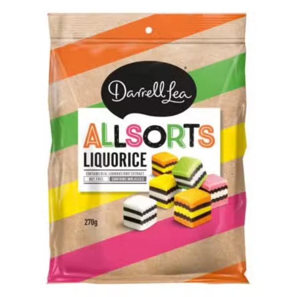 Darrell Lea Allsorts Liquorice - 270g