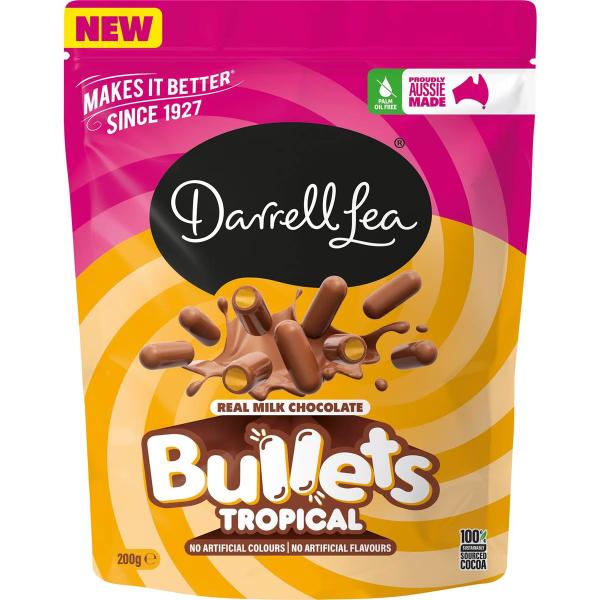 Darrell Lea Tropical Bullets - 200g