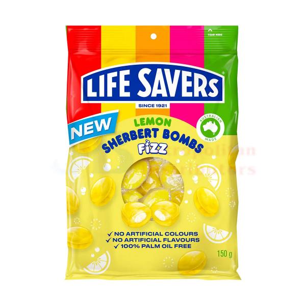 Life Savers Lemon Sherbert Bombs - 150g