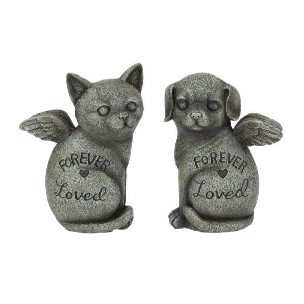Memorial Dog Or Cat With Wings - 15cm
