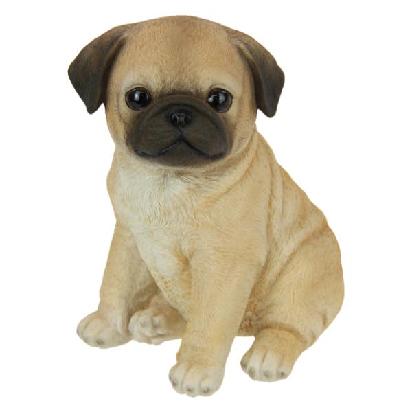 Cute Sitting Pug - 17cm