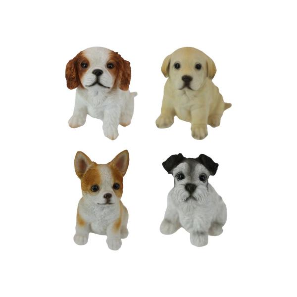 Sitting Cute Dog - 11cm