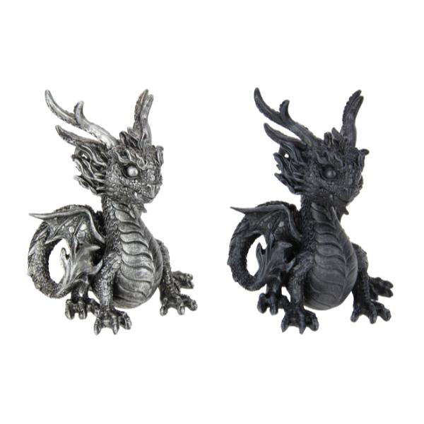 Antique Finish Dragon - 19cm