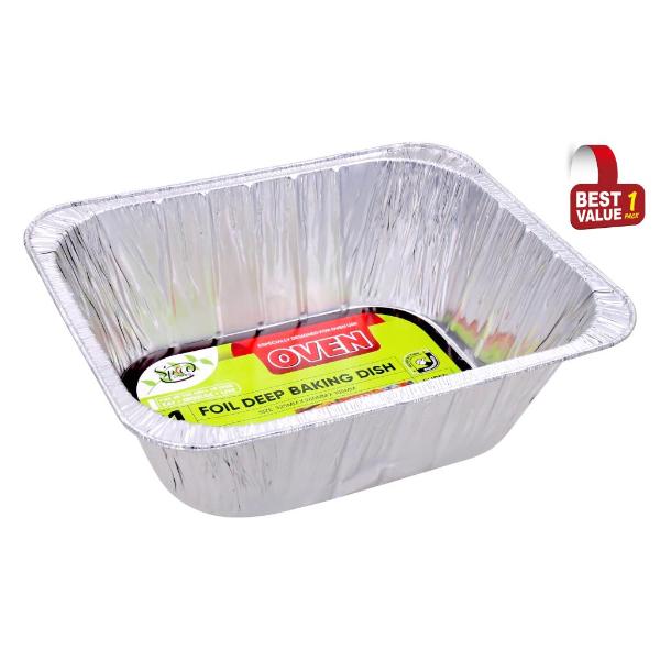 Deep Foil Baking Dish - 32.5cm x 26cm x 10.5cm