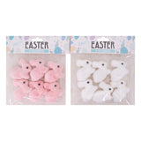 Load image into Gallery viewer, 6 Pack Flocked Bunnies - 4.6cm