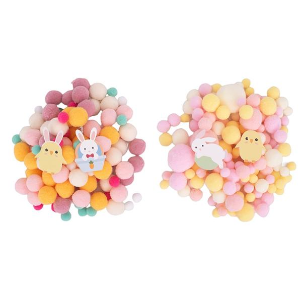 Easter Pastel Pom poms