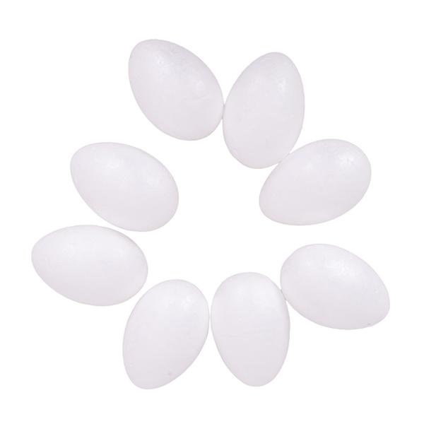 8 Pack Easter Diy Foam Eggs - 4cm x 6cm