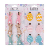 Load image into Gallery viewer, 6 Pack Easter Pegs Eggs & Bunnies