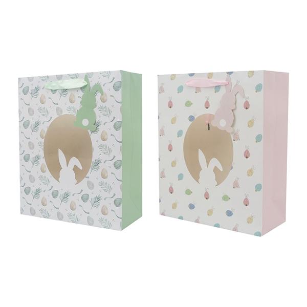 Assorted Large Easter Egg Gift Bag With Cutout