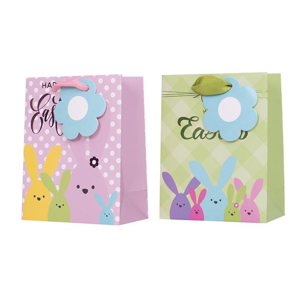 Assorted Small Cute Easter Gift Bag - 11.1cm x 6cm x 14cm