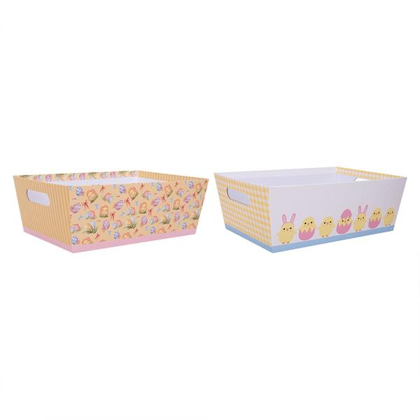 Large Easter Paper Basket - 33.5cm x 23.5cm x 12cm