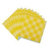 Load image into Gallery viewer, 25 Pack Yellow Easter 2 Ply Napkin - 33cm