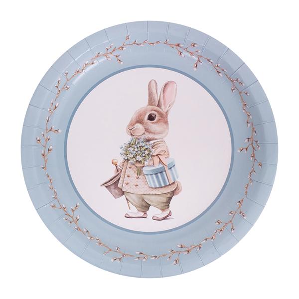 20 Pack Old World Easter Plate - 23cm