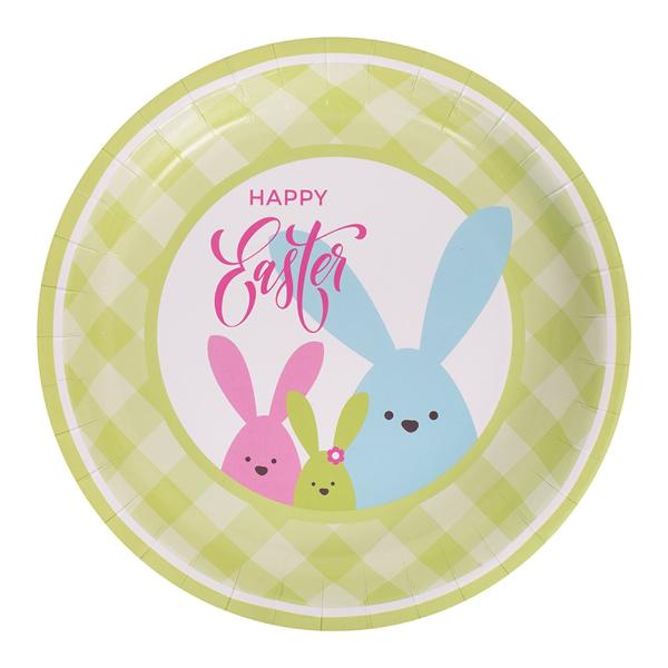 20 Pack Cute Easter Plate - 23cm