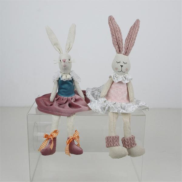Mr Or Mrs Dangly Leg Easter Bunny - 38cm