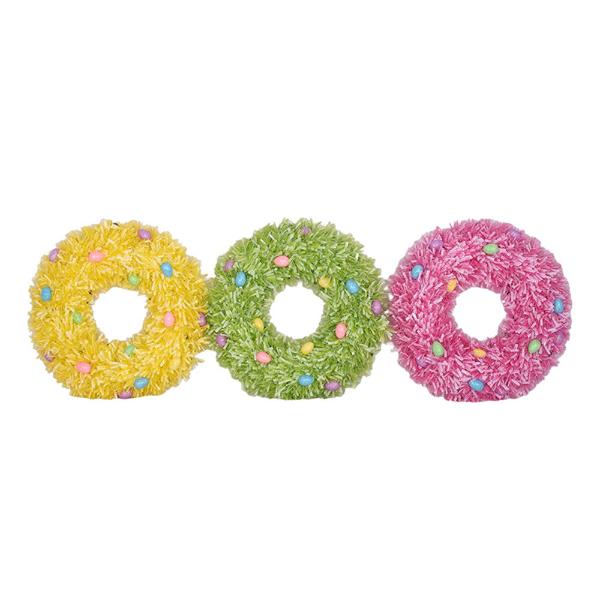 Assorted Tinsel Easter Wreath