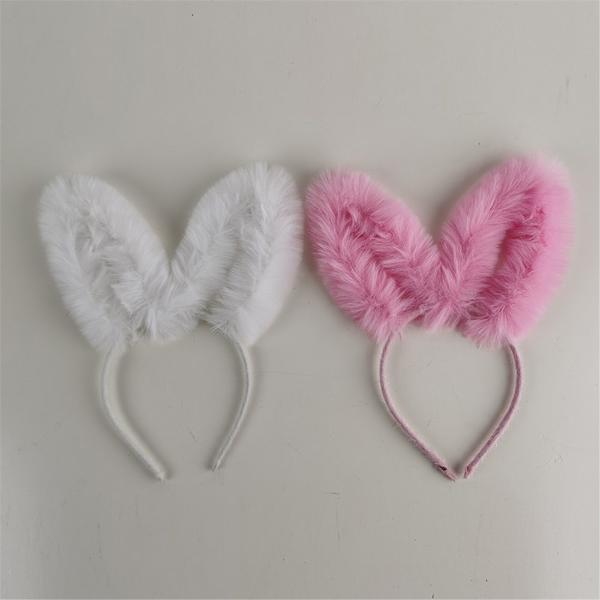 Fluffy Bunny Ear Headwear